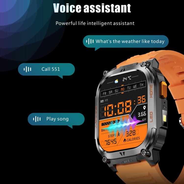 QX18 2.01-inch Display GPS Outdoor Sports Smart Watch Built-in Heart Rate Monitor