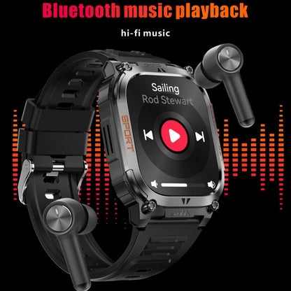 QX18 2.01-inch Display GPS Outdoor Sports Smart Watch Built-in Heart Rate Monitor