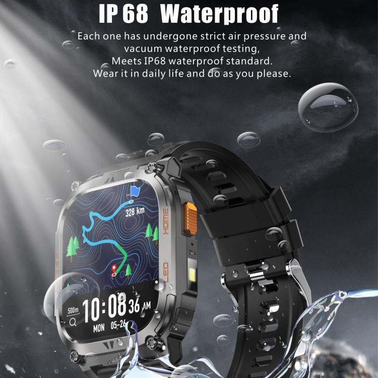 QX18 2.01-inch Display GPS Outdoor Sports Smart Watch Built-in Heart Rate Monitor