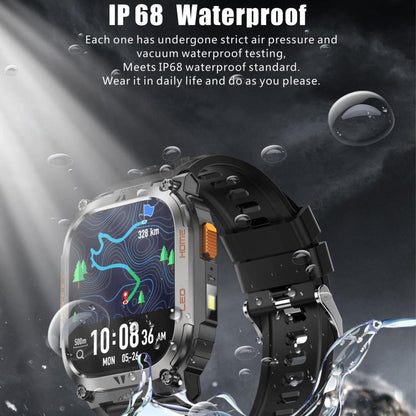 QX18 2.01-inch Display GPS Outdoor Sports Smart Watch Built-in Heart Rate Monitor