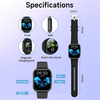 T15 1.83-inch TFT Display IP67 Smart Sports Watch Built-in Health Monitoring