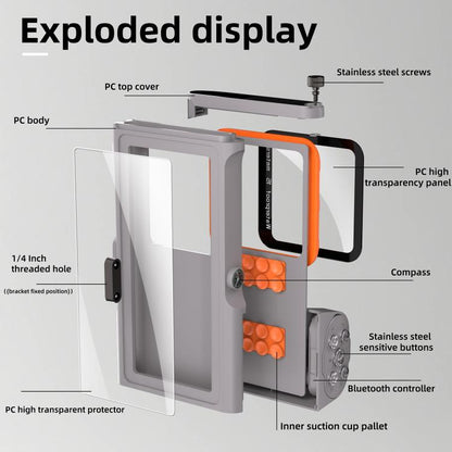 RedPepper 3rd Generation Pro Diving Waterproof Protective Cover, Waterproof Depth: 15m
