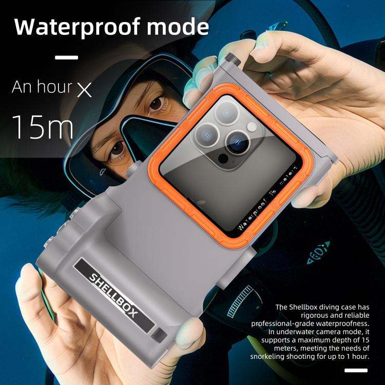 RedPepper 3rd Generation Pro Diving Waterproof Protective Cover, Waterproof Depth: 15m