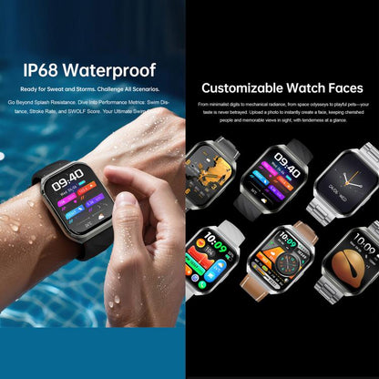 QS66 1.83-inch Smart Watch, Support BT Call, Heart Rate, Blood Oxygen