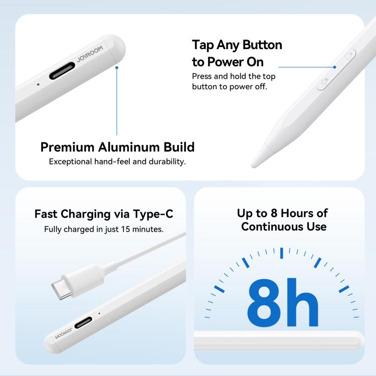 JOYROOM JR-K12 Pro Active Dual-Mode Magnetic Stylus, JR-K12 Pro