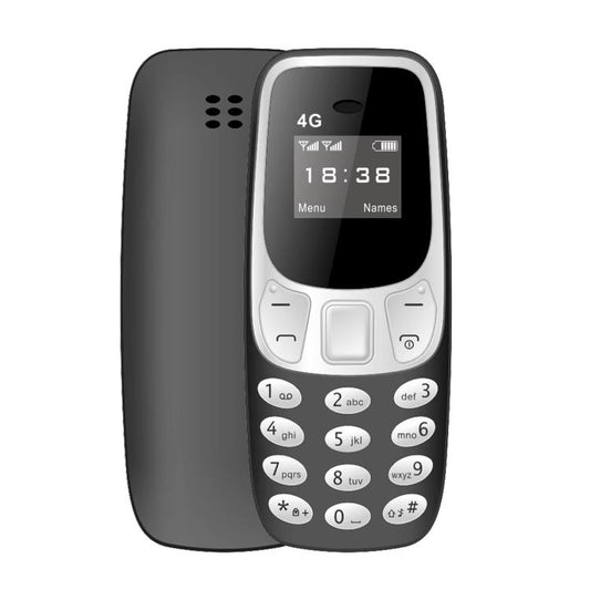 BM10 4G Mini Mobile Phone, 0.66 inch Hands Free Bluetooth Dialer Headphone, MP3 Music, Dual SIM, Network: 4G