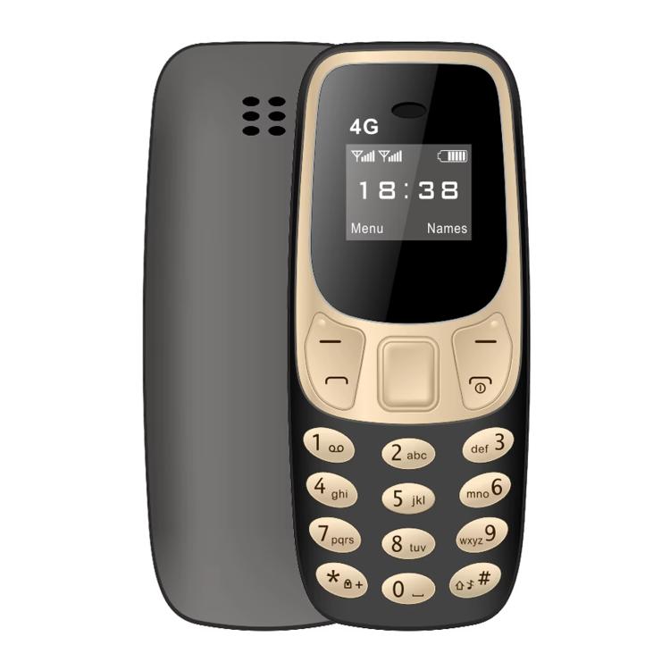 BM10 4G Mini Mobile Phone, 0.66 inch Hands Free Bluetooth Dialer Headphone, MP3 Music, Dual SIM, Network: 4G