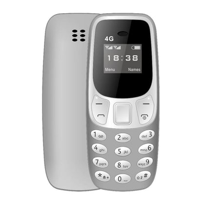 BM10 4G Mini Mobile Phone, 0.66 inch Hands Free Bluetooth Dialer Headphone, MP3 Music, Dual SIM, Network: 4G