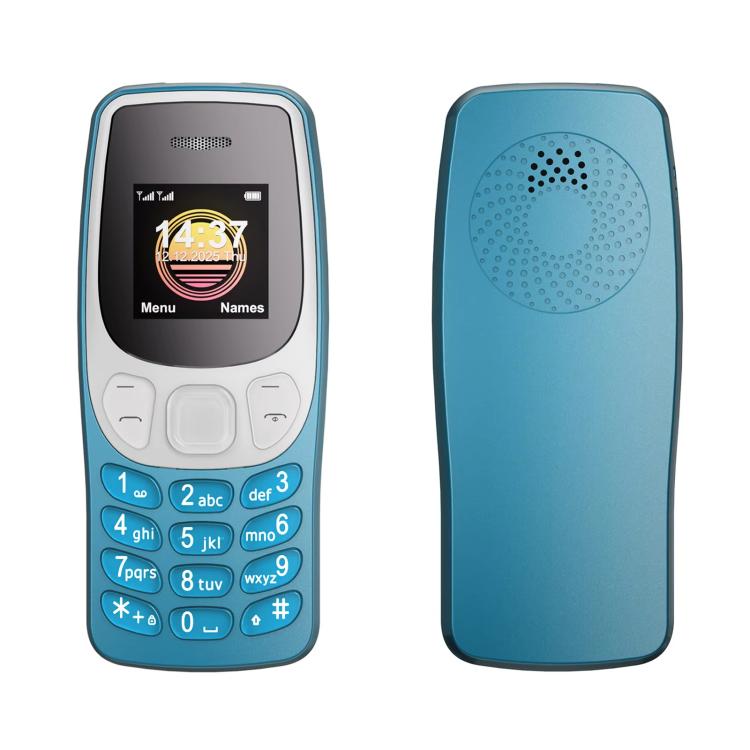 BM80 2G Mini Mobile Phone, 0.85 inch Hands Free Bluetooth Dialer Headphone, Voice Change, MP3 Music, Dual SIM, Network: 2G