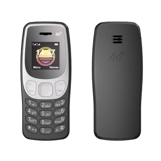 BM80 4G Mini Mobile Phone, 0.85 inch Hands Free Bluetooth Dialer Headphone, MP3 Music, Dual SIM, Network: 4G