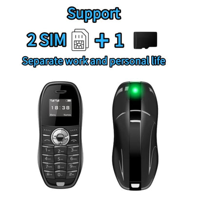 X18 Mini Phone, 0.66 inch, MTK6261D, Support Bluetooth, FM, GSM, Dual SIM