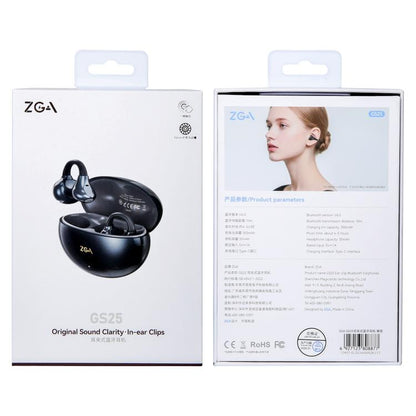 ZGA GS25 Ear Clip Wireless Bluetooth Earphones, GS25