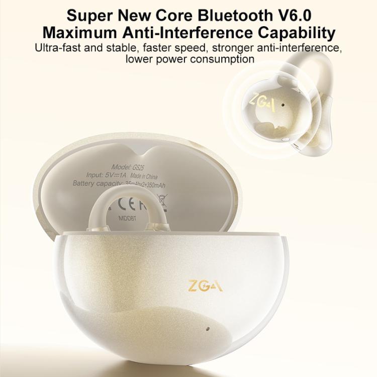 ZGA GS25 Ear Clip Wireless Bluetooth Earphones, GS25