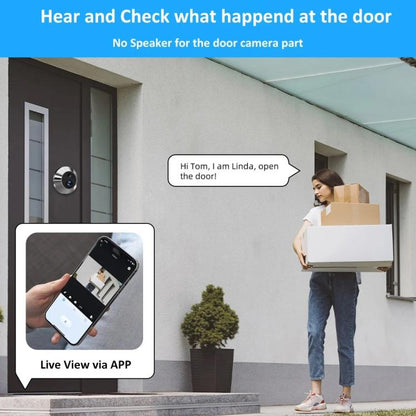 RH-PD10-I 4.3 inch HD Screen Motion Detection Smart WiFi Video Doorbell, RH-PD10-I