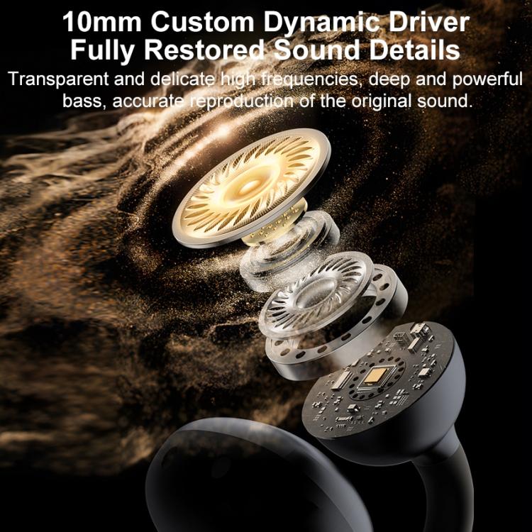 ZGA GS28 Ear Clip Wireless Bluetooth Earphones with Indicator Light, GS28