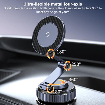 K001B 360 Degree Rotation Suction Cup Car Magnetic Phone Holder, K001B