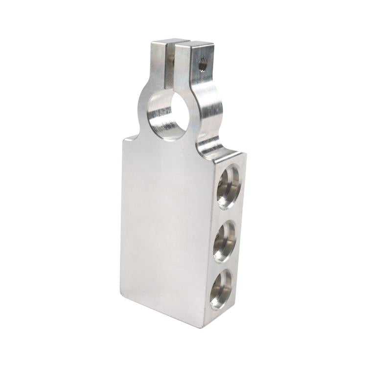 Pair 6-way Positive and Negative 4x0GA Battery Terminal Clamps with Wrench