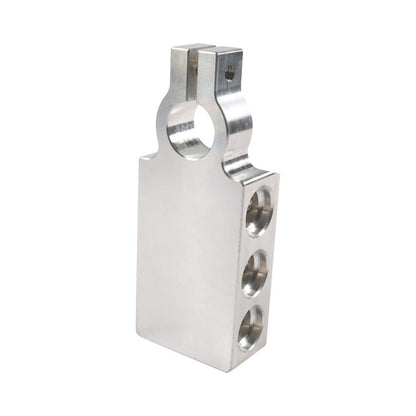 Pair 6-way Positive and Negative 4x0GA Battery Terminal Clamps with Wrench