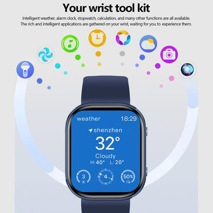 QS15 1.88 inch HD TFT Screen Smart Watch, Support Health Monitoring, Multiple Sports Modes