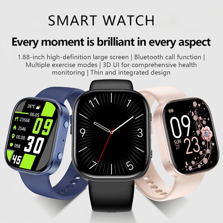 QS15 1.88 inch HD TFT Screen Smart Watch, Support Health Monitoring, Multiple Sports Modes
