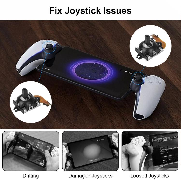1 Pair 3D Hall Effect Analog Joystick, For Sony PS5 Portal