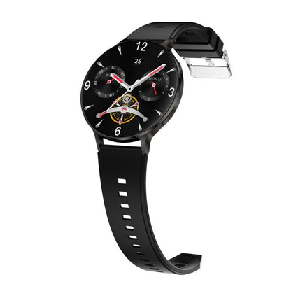 QS07 1.75 inch AMOLED Round Screen Smart Watch, Support Health Monitoring, Black Silicone Strap, Silver Silicone Strap, Gold Silicone Strap, Black Leather Strap, Silver Leather Strap, Gold Leather Strap, Black Bamboo Strap, Silver Bamboo Strap         ...