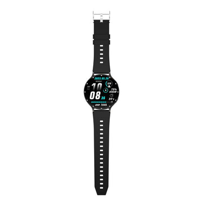 QS07 1.75 inch AMOLED Round Screen Smart Watch, Support Health Monitoring, Black Silicone Strap, Silver Silicone Strap, Gold Silicone Strap, Black Leather Strap, Silver Leather Strap, Gold Leather Strap, Black Bamboo Strap, Silver Bamboo Strap         ...