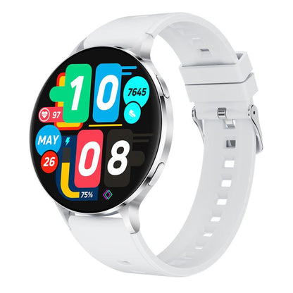 QS07 1.75 inch AMOLED Round Screen Smart Watch, Support Health Monitoring, Black Silicone Strap, Silver Silicone Strap, Gold Silicone Strap, Black Leather Strap, Silver Leather Strap, Gold Leather Strap, Black Bamboo Strap, Silver Bamboo Strap         ...