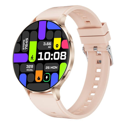 QS07 1.75 inch AMOLED Round Screen Smart Watch, Support Health Monitoring, Black Silicone Strap, Silver Silicone Strap, Gold Silicone Strap, Black Leather Strap, Silver Leather Strap, Gold Leather Strap, Black Bamboo Strap, Silver Bamboo Strap         ...