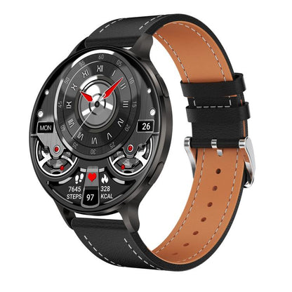 QS07 1.75 inch AMOLED Round Screen Smart Watch, Support Health Monitoring, Black Silicone Strap, Silver Silicone Strap, Gold Silicone Strap, Black Leather Strap, Silver Leather Strap, Gold Leather Strap, Black Bamboo Strap, Silver Bamboo Strap         ...