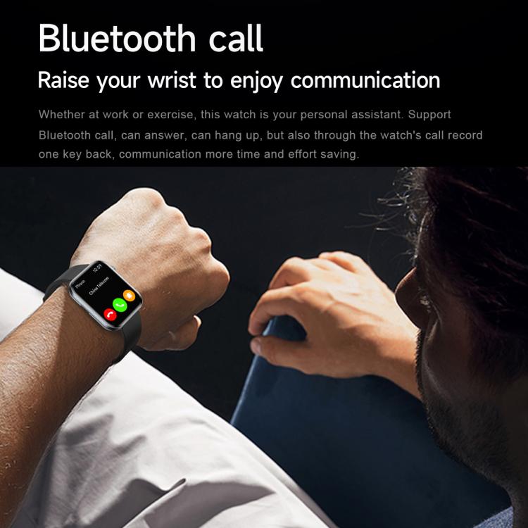 QS09 1.85 inch AMOLED Screen Ultra-Thin Smart Watch, Support Health Monitoring, Multiple Sports Modes