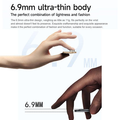 QS09 1.85 inch AMOLED Screen Ultra-Thin Smart Watch, Support Health Monitoring, Multiple Sports Modes