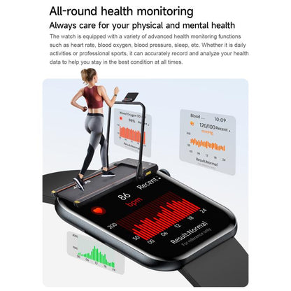 QS09 1.85 inch AMOLED Screen Ultra-Thin Smart Watch, Support Health Monitoring, Multiple Sports Modes