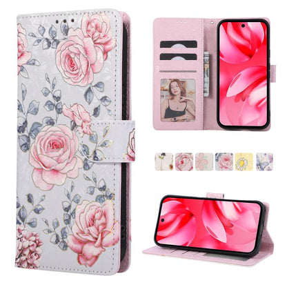 Bronzing Painting RFID Leather Phone Case, For Google Pixel 11 Pro XL, For Google Pixel 11 / 11 Pro, For Google Pixel 10a