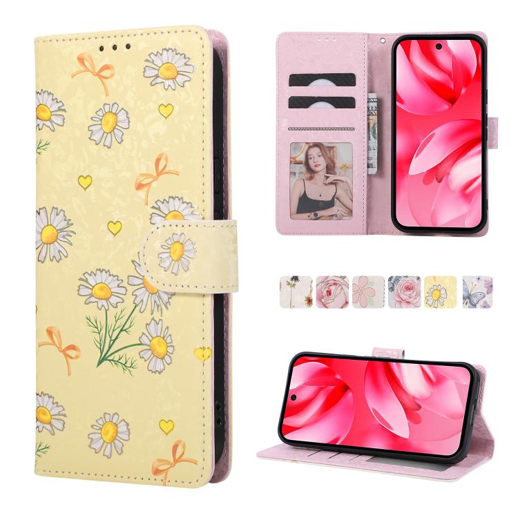Bronzing Painting RFID Leather Phone Case, For Google Pixel 11 Pro XL, For Google Pixel 11 / 11 Pro, For Google Pixel 10a