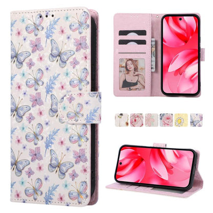 Bronzing Painting RFID Leather Phone Case, For Google Pixel 11 Pro XL, For Google Pixel 11 / 11 Pro, For Google Pixel 10a