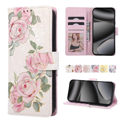 Bronzing Painting RFID Leather Phone Case, For Google Pixel 11 Pro XL, For Google Pixel 11 / 11 Pro, For Google Pixel 10a