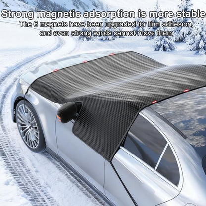 SUITU ST-3959 Car Thickened Oxford Cloth Magnetic Snow and Sunshade Front Windshield Cover