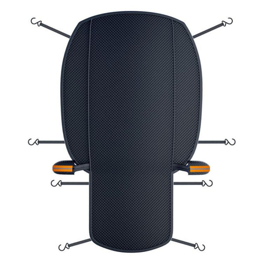 SUITU ST-3961 - Funda magnética para coche, de tela Oxford gruesa, con protección solar y contra la nieve, tamaño pequeño: 450 x 235 cm; tamaño grande: 520 x 235 cm