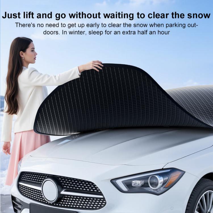 SUITU ST-3961 Thickened Oxford Fabric Magnetic Snow and Sun Protection Full Car Cover, Small Size 450 x 235cm, Large Size 520 x 235cm