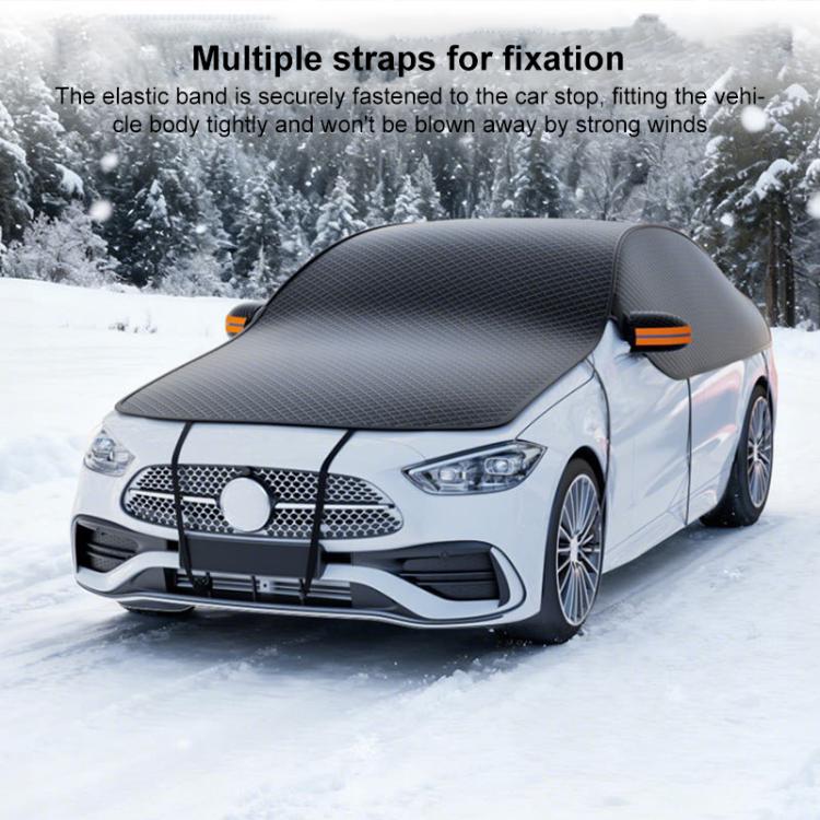 SUITU ST-3961 Thickened Oxford Fabric Magnetic Snow and Sun Protection Full Car Cover, Small Size 450 x 235cm, Large Size 520 x 235cm