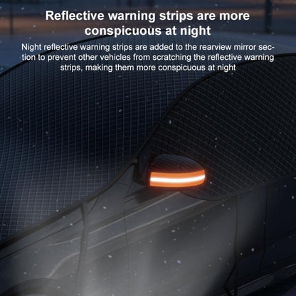 SUITU ST-3961 Thickened Oxford Fabric Magnetic Snow and Sun Protection Full Car Cover, Small Size 450 x 235cm, Large Size 520 x 235cm