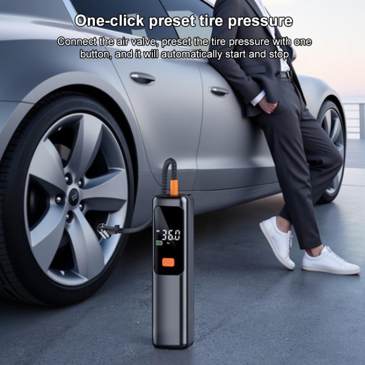 SUITU ST-5536 Pompe à air numérique sans fil pour voiture, gonfleur de pneu électrique portable, 4000mAh, 4500mAh