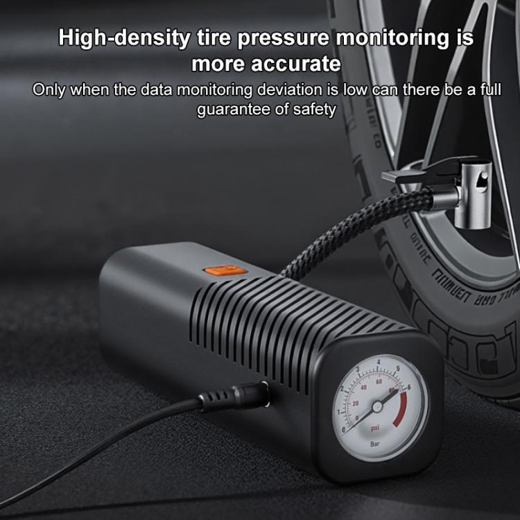 SUITU ST-5547 Pompe de gonflage portable filaire pour voiture DC12V avec manomètre à aiguille