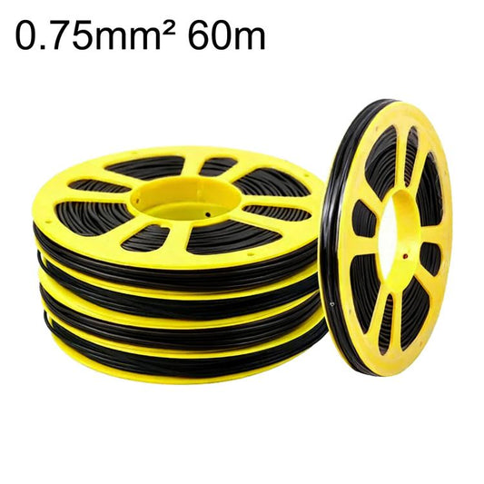 60m Car Pure Copper Core Insulated Electrical Cable, 0.75 Square, 1 Square, 1.5 Square