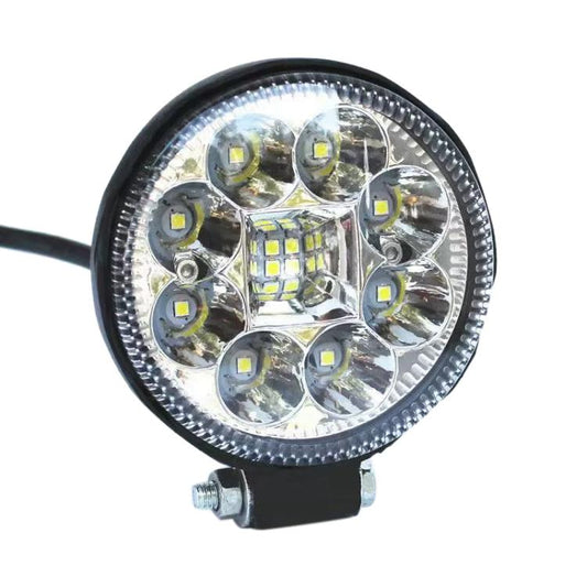 Spot de travail LED rond 3 pouces haute intensité ultra-lumineux pour moto DC12-80V