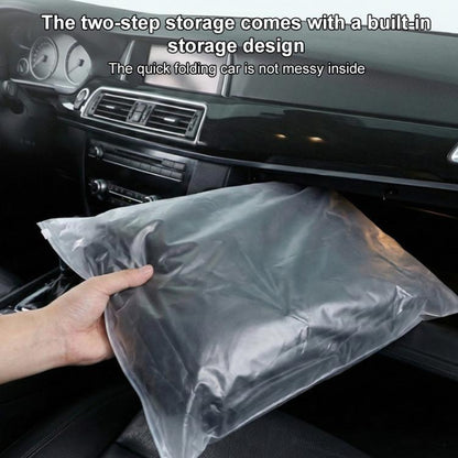 SUITU ST-3964 Universal Car Oxford Fabric Snowproof Sunshade Half Car Cover Protective Cover