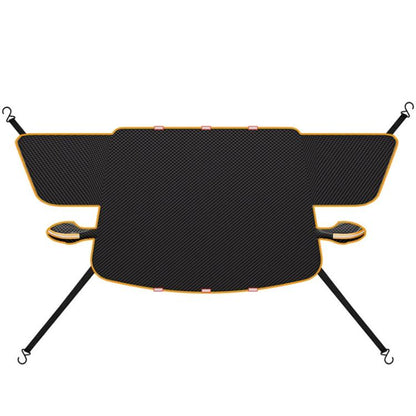 SUITU ST-3960 Universal Car Oxford Fabric Snow and Sun Protection Magnetic Front Windshield Half Cover