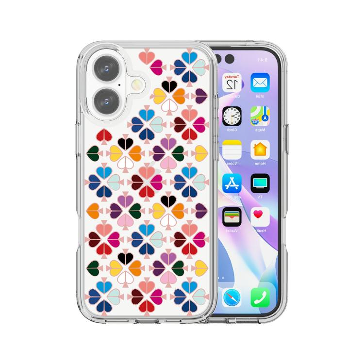 Transparent Crystal Red Heart Pattern Phone Case, For iPhone 17, For iPhone Air, For iPhone 16 Pro Max, For iPhone 16 Pro, For iPhone 16 Plus, For iPhone 16, For iPhone 15 Pro Max, For iPhone 15 Pro, For iPhone 15 Plus, For iPhone 15, For iPhone 14 Plu...