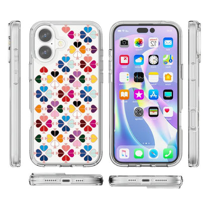 Transparent Crystal Red Heart Pattern Phone Case, For iPhone 17, For iPhone Air, For iPhone 16 Pro Max, For iPhone 16 Pro, For iPhone 16 Plus, For iPhone 16, For iPhone 15 Pro Max, For iPhone 15 Pro, For iPhone 15 Plus, For iPhone 15, For iPhone 14 Plu...